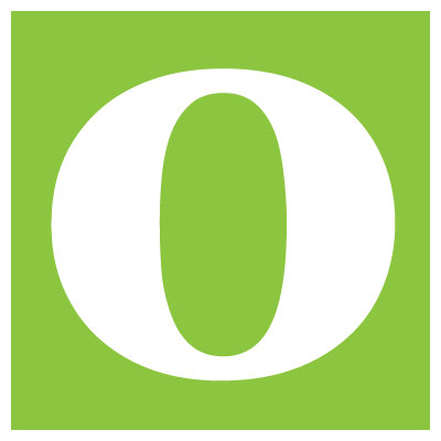Avalisa Letter - Lower Case 'o' Stretched Wall Art