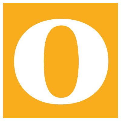 Avalisa Letter - Lower Case 'o' Stretched Wall Art