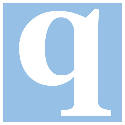 Avalisa Letter - Lower Case 'q' Stretched Wall Art