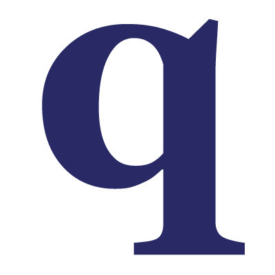 Avalisa Letter - Lower Case 'q' Stretched Wall Art