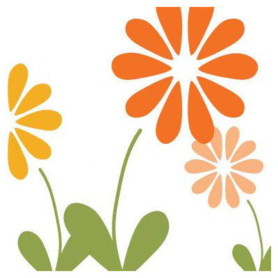Avalisa Imagination - Simple Floral Stretched Wall Art