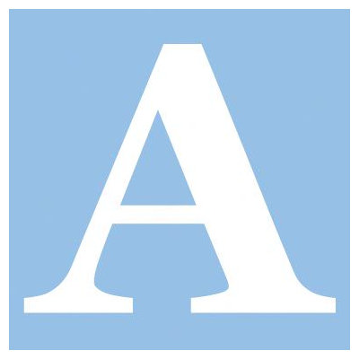 Avalisa Letter - Upper Case 'A' Stretched Wall Art