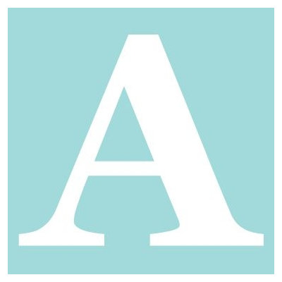 Avalisa Letter - Upper Case 'A' Stretched Wall Art