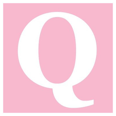 Avalisa Letter - Upper Case 'Q' Stretched Wall Art