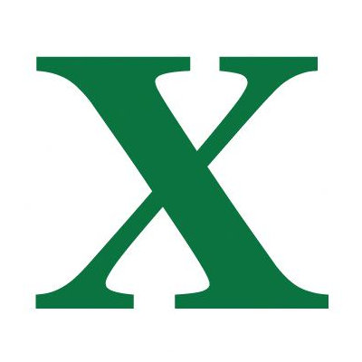 Avalisa Letter - Upper Case 'X' Stretched Wall Art
