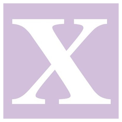 Avalisa Letter - Upper Case 'X' Stretched Wall Art