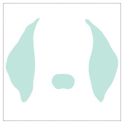 Avalisa Animal Face - Floppy Ears Stretched Wall Art