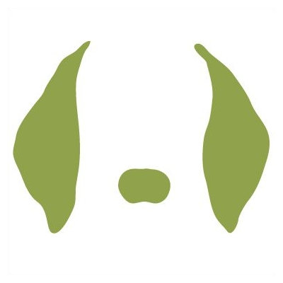 Avalisa Animal Face - Floppy Ears Stretched Wall Art