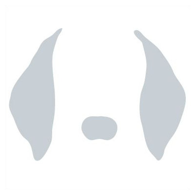 Avalisa Animal Face - Floppy Ears Stretched Wall Art
