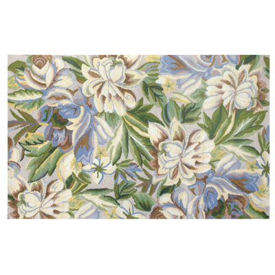 Magnolia Blue Hook Rug