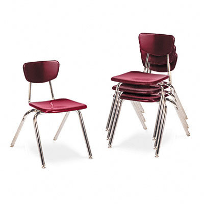 Virco 3000 Series 16" Plastic Classroom Stackable Chair