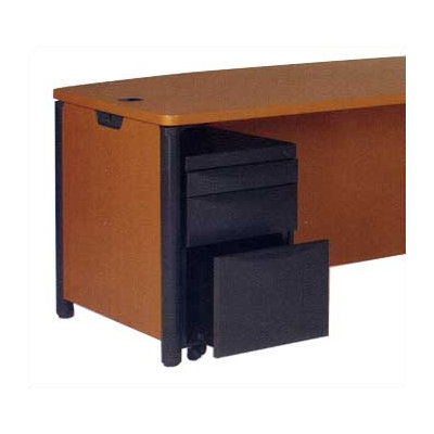Virco Plateau Series 20 7/8" H Mobile Pedestal Unit