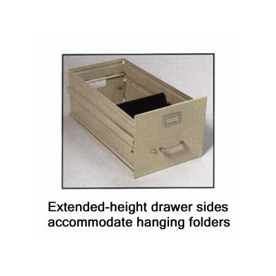 Virco Four-Drawer Vertical Letter File