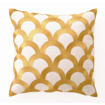 D.L. Rhein Scales Down-Filled Embroidered Pillow