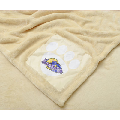 Incredibeds Cozy Cuddly Comfort Blankie with Fuzzy Brown Bear Signature