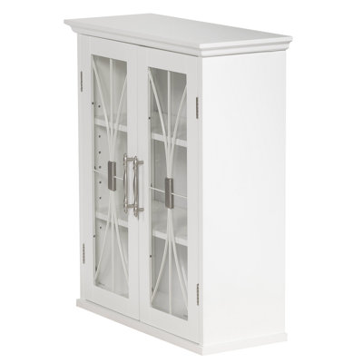 Elegant Home Fashions Mason Wall Cabinet with Two Doors