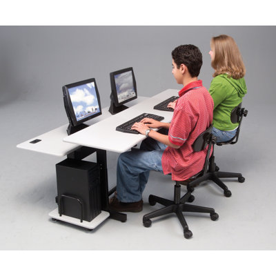 Balt Split Level Dual Station Task Table