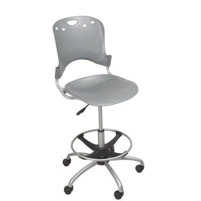 Balt Mid-Back Circulation Drafting Chair with Optional Arms
