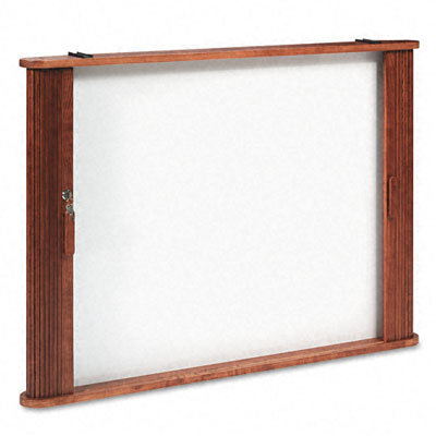 Balt Conference Room Cabinet, Magnetic Dry Erase Board, 44 x 4 x 32, Medium Oak