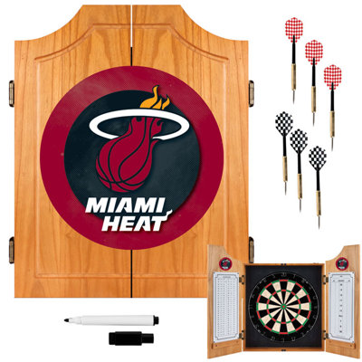 Trademark Global NBA Wood Dart Cabinet Set