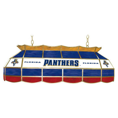 Trademark Global NHL 40" Stained Glass Lighting Fixture
