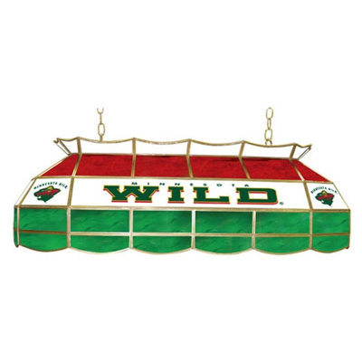 Trademark Global NHL 40" Stained Glass Lighting Fixture