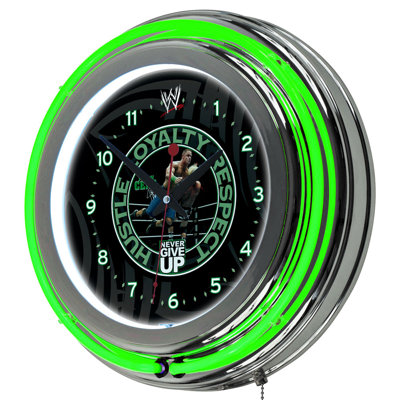 Trademark Global WWE Neon Clock