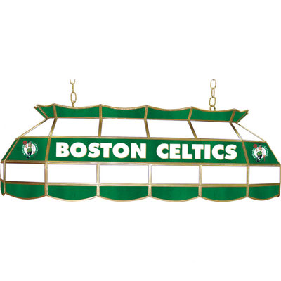 Trademark Global NBA 3 Light Tiffany Style Lamp