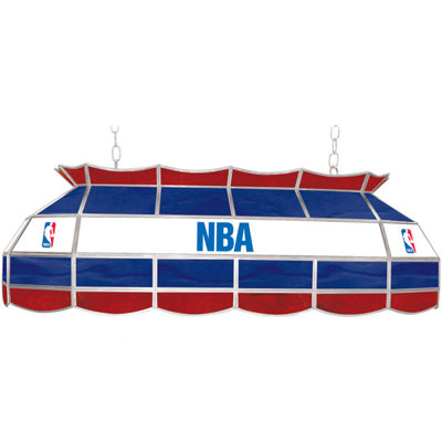 Trademark Global NBA 3 Light Tiffany Style Lamp