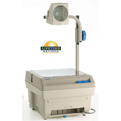 Buhl Closed Head Single Lens Overhead Projector (2200 lumens) with Optional Lamp Changer