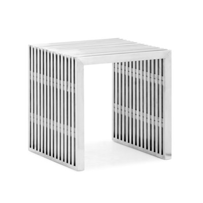 dCOR design Novel Stainless Steel Entryway Bench