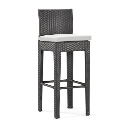 dCOR design Railay Outdoor Pub Table Set in Dark Brown