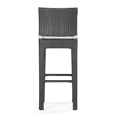 dCOR design Railay Outdoor Pub Chair in Dark Brown