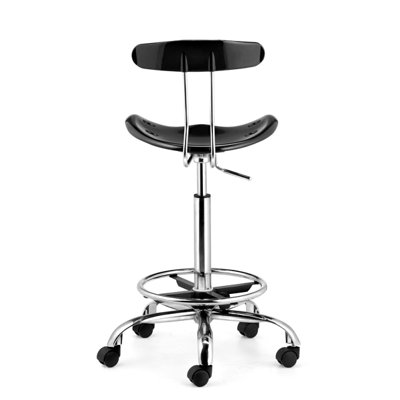 dCOR design Mid-Back Height Adjustable Drafters Office Chair