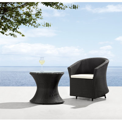 dCOR design Horseshoe Bay Outdoor Lounge Chair
