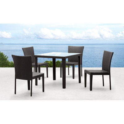 dCOR design Arica Outdoor Dining Side Chair