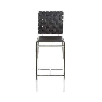 dCOR design Cross Counter Stool in Black