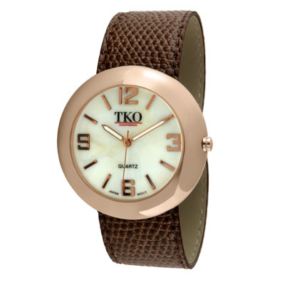 TKO ORLOGI Women's TK616 Leather Slap Watch