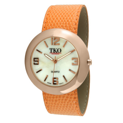 TKO ORLOGI Women's TK616 Leather Slap Watch
