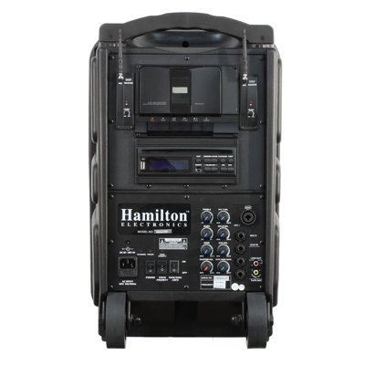 Hamilton Electronics Wireless Portable PA System with CD / DVD / MP3 Player