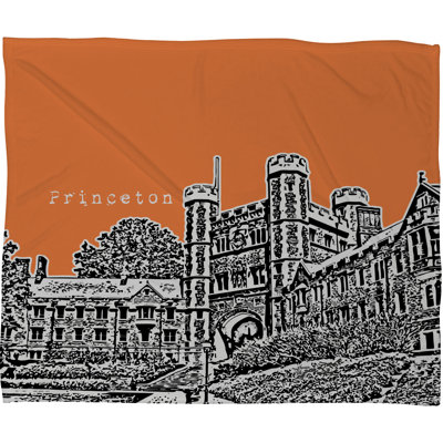 DENY Designs Bird Ave Princeton University Fleece Throw Blanket