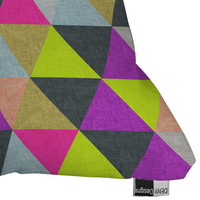 DENY Designs Bianca Green Ocean of Pyramid Throw Pillow