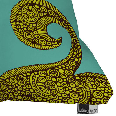 DENY Designs Valentina Ramos Polyester Bird In The Flower Indoor/Outdoor Throw Pillow