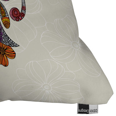 DENY Designs Valentina Ramos Polyester Unicornucopia Indoor/Outdoor Throw Pillow