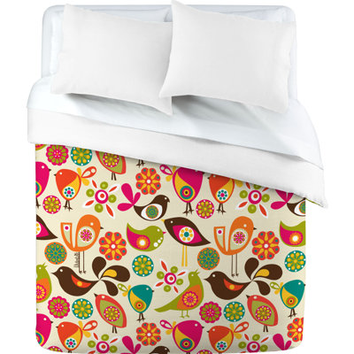 DENY Designs Valentina Ramos Little Birds Duvet Cover