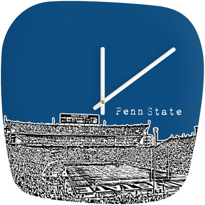 DENY Designs Bird Ave Penn State University Modern Clock