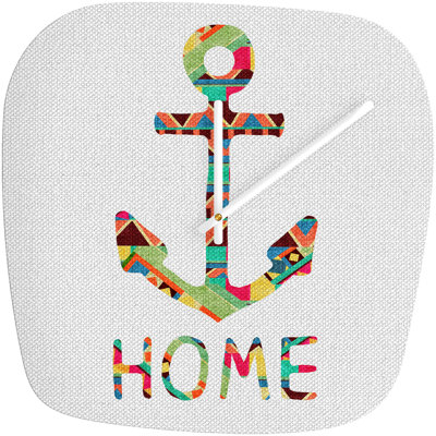 DENY Designs Bianca Green You Make Me Home Modern Clock