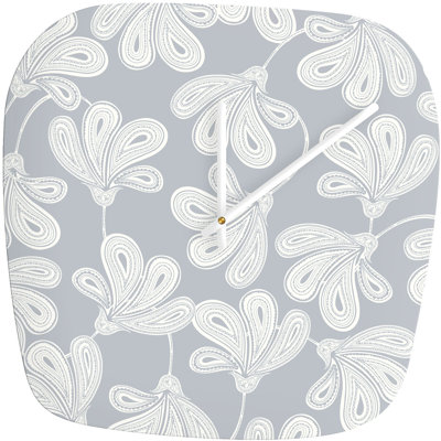 DENY Designs Khristian A Howell Provencal Gray 1 Modern Clock