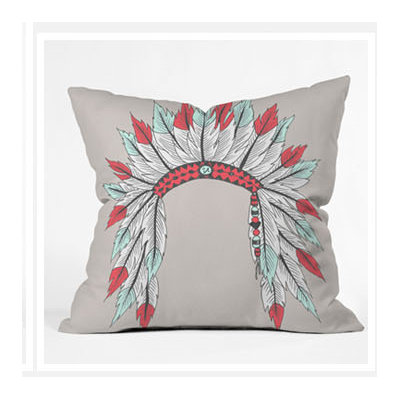 DENY Designs Wesley Bird Dressy Throw Pillow