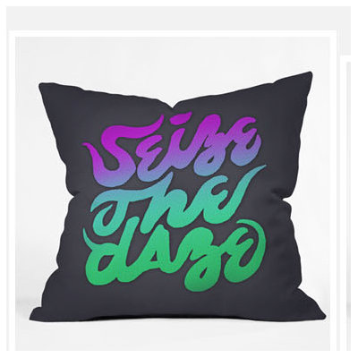 DENY Designs Wesley Bird Seize The Daze Throw Pillow